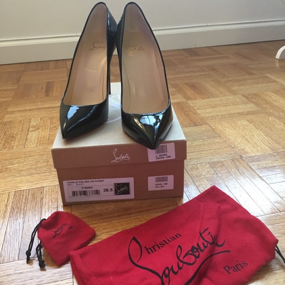 Christian Louboutin Shoes - Louboutin pigalle follies black patent 38.5 8.5